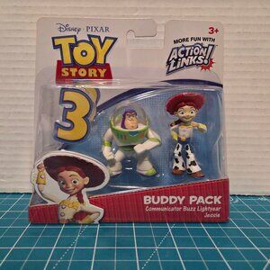 Disney Pixar Toy Story Action Links Buddy Pack Communicator Buzz Jessie
